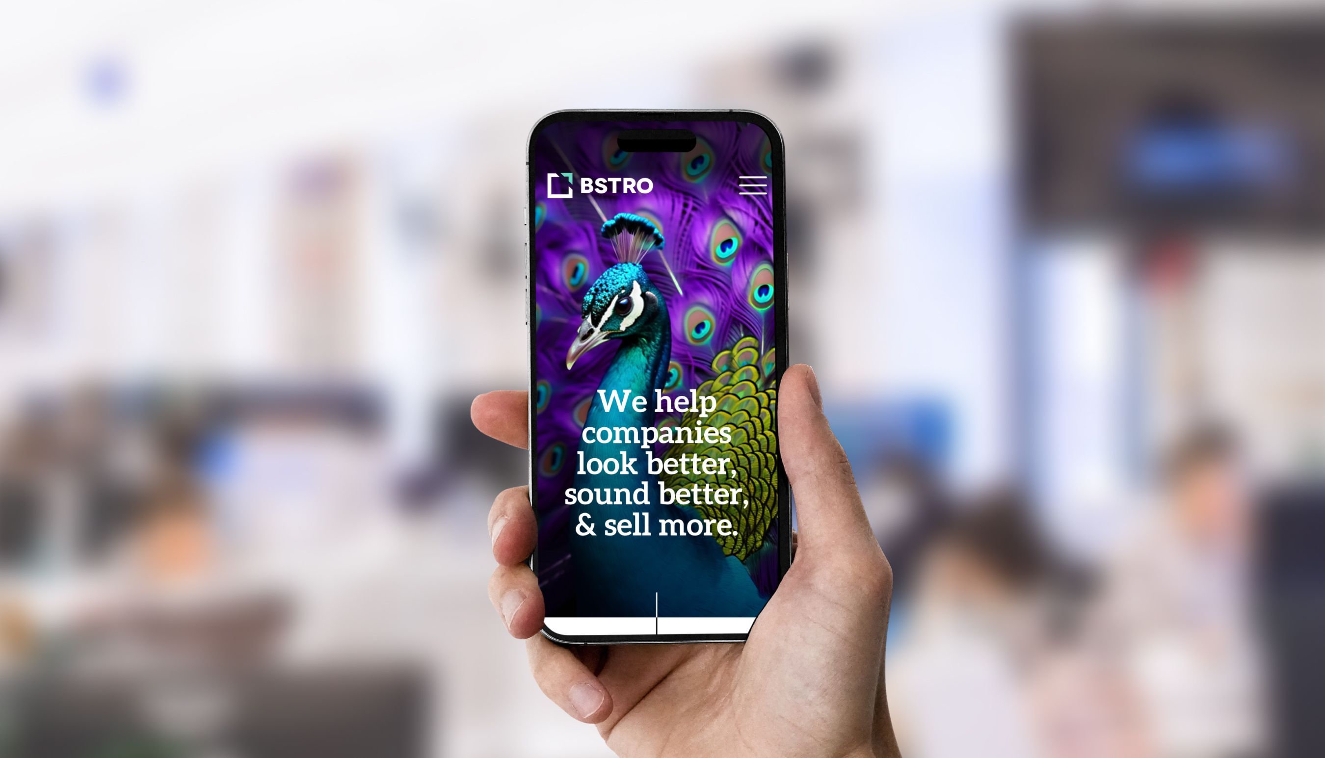 BSTRO website mobile version