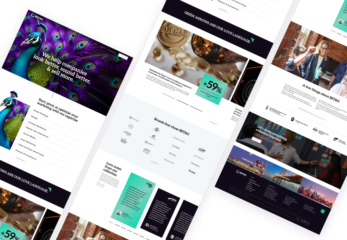 BSTRO homepage snippets