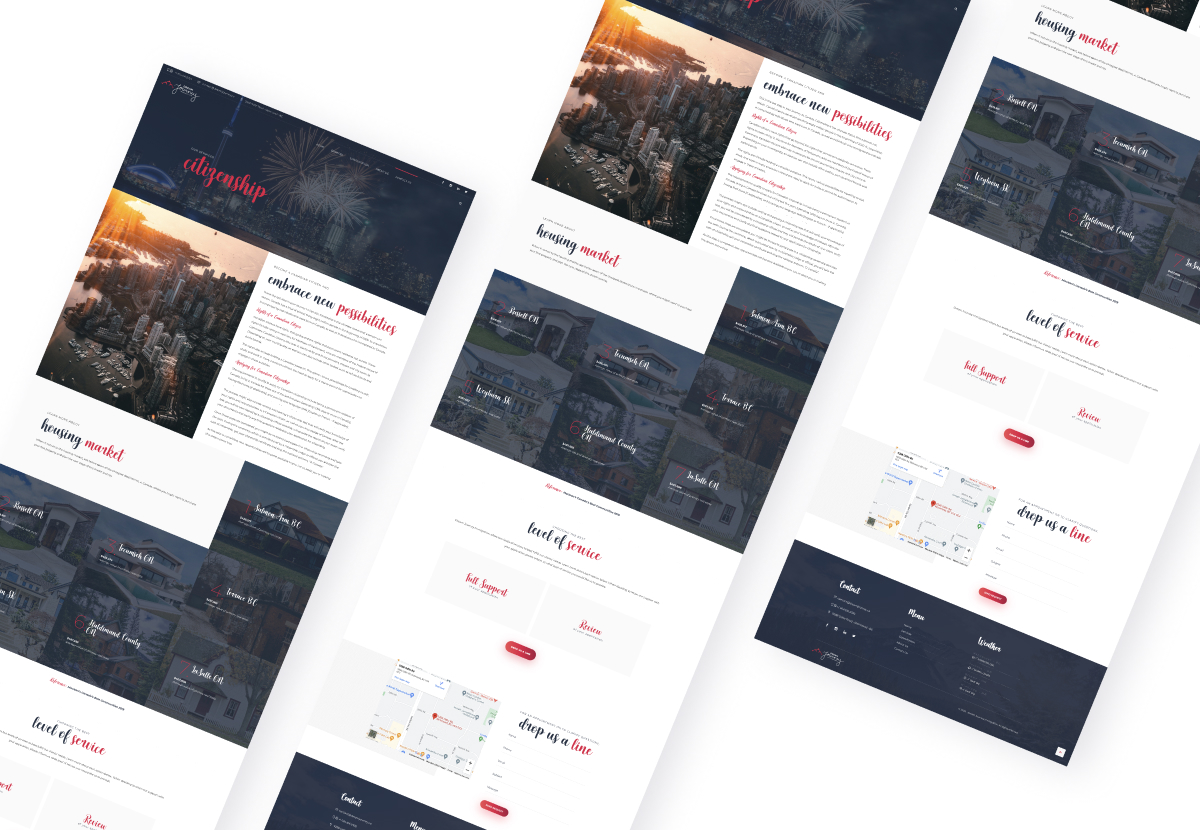 Dream Journey Immigration homepage website