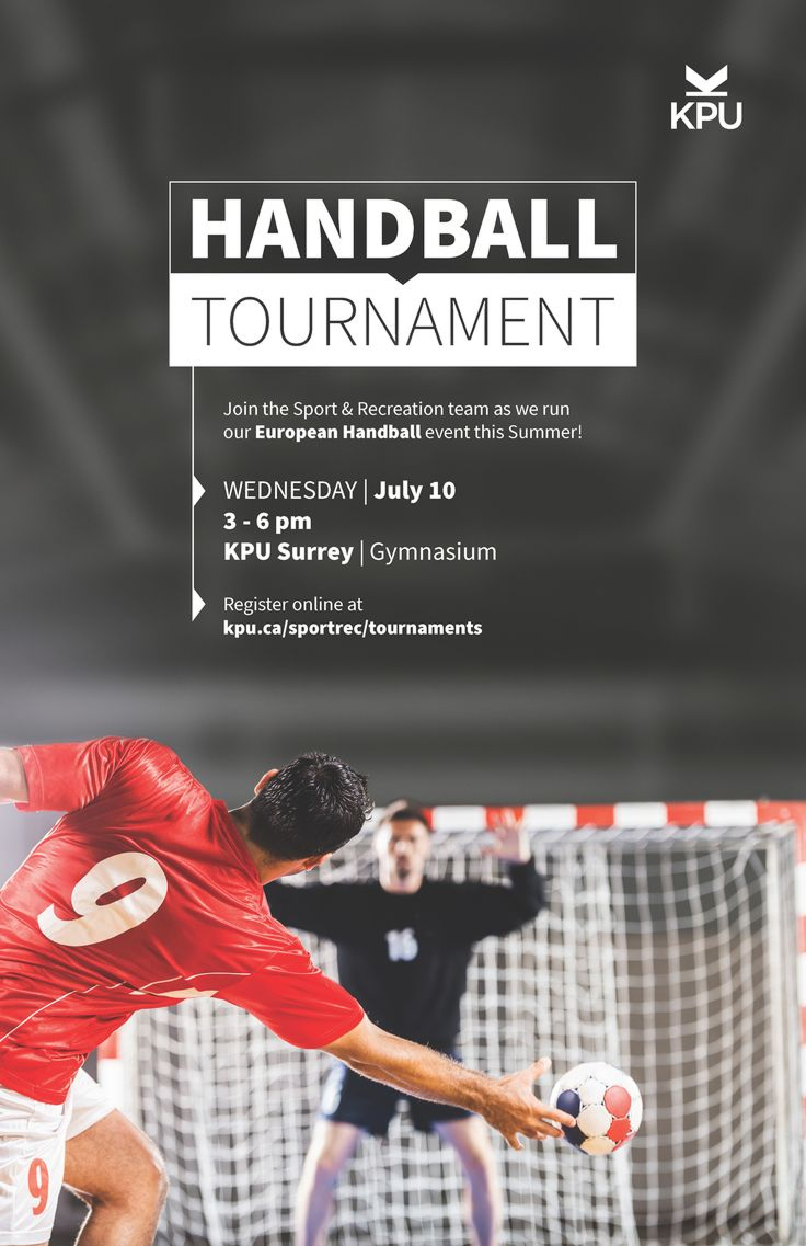 KPU poster handball tournament