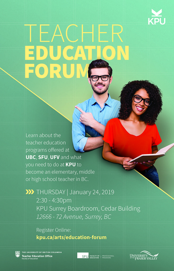 KPU poster teaching education forum