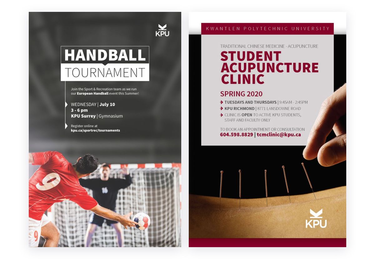 KPU posters snippets: industry insider series and kpu welding foundation