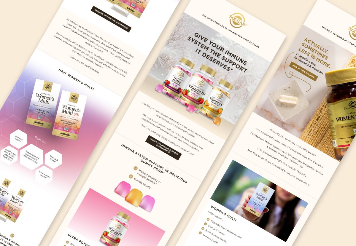 Solgar emails snippets 2