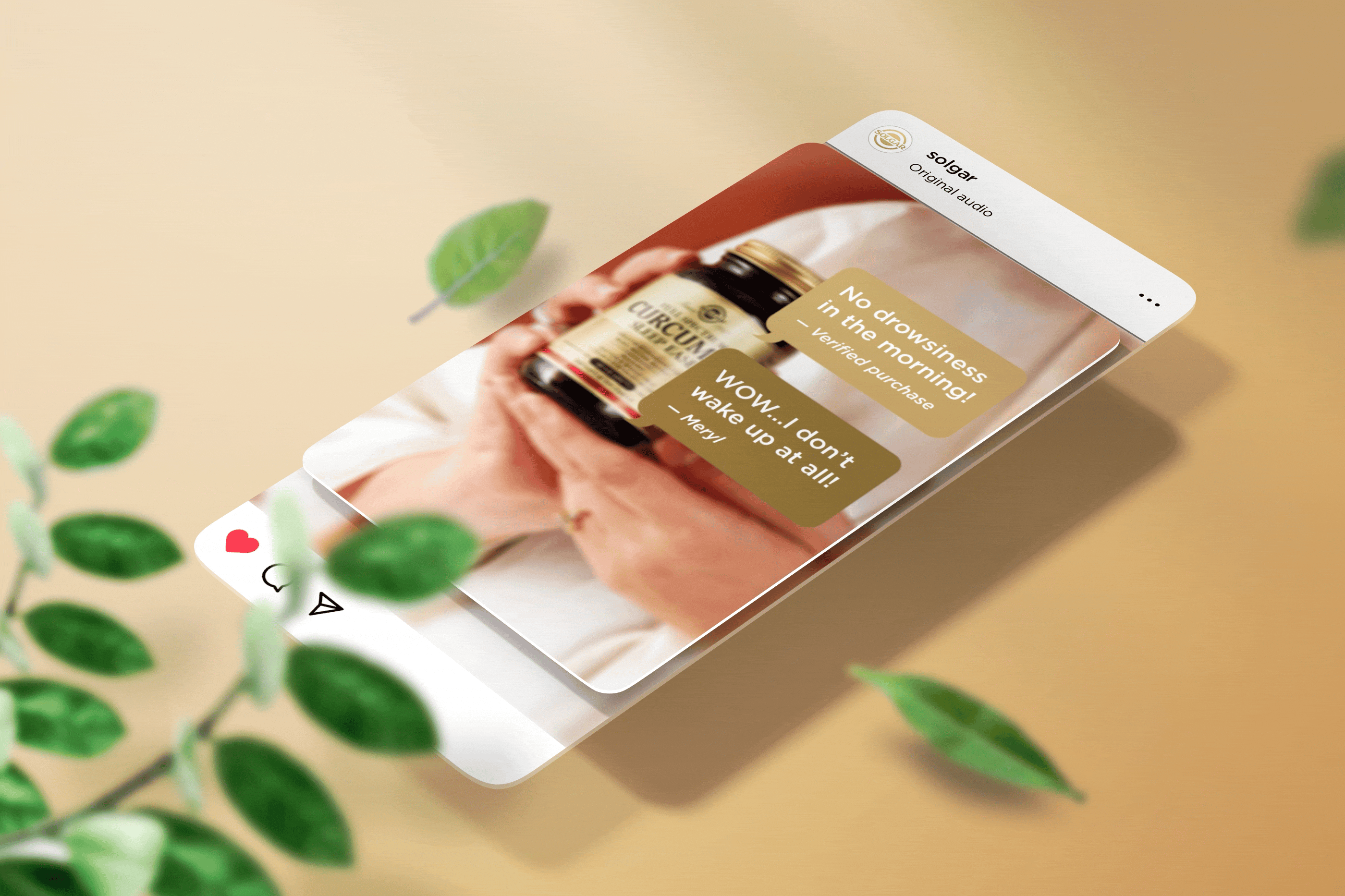 Solgar social campaign highlight