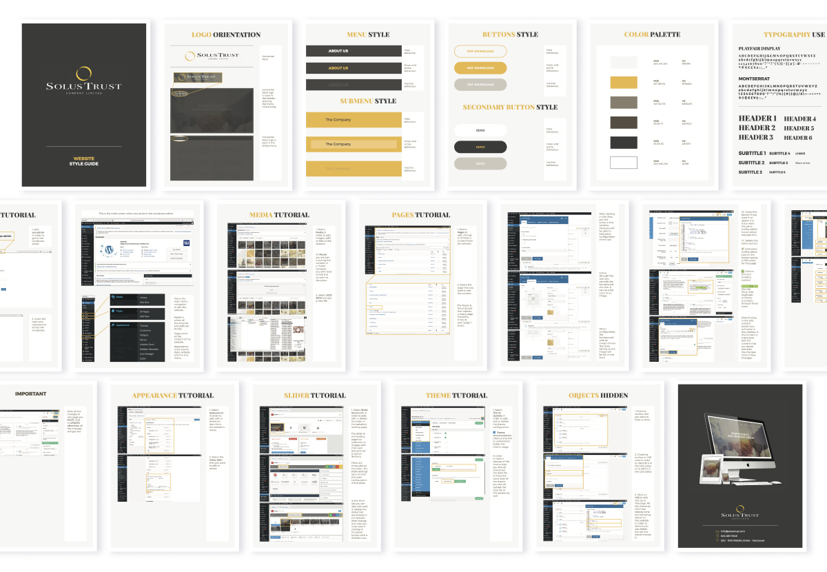 Solus Trust website style guide