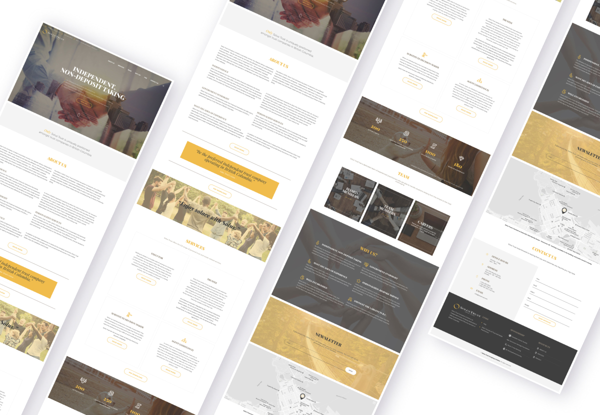 Solus Trust website website