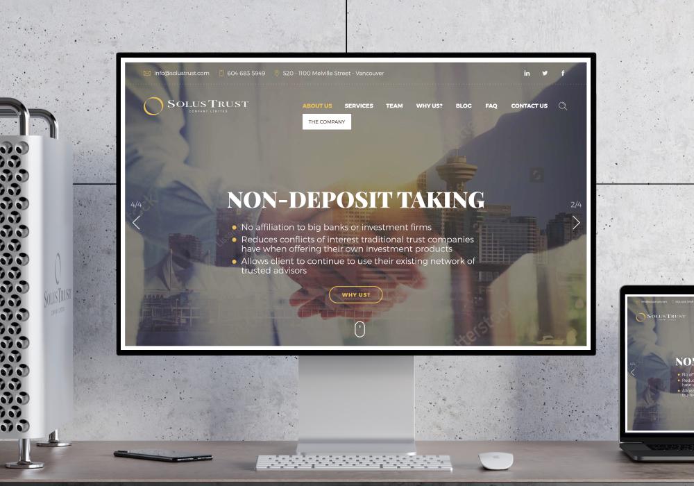 Solus Trust website thumbnail