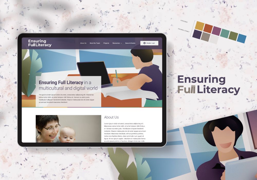 UBC - Ensuring Full Literacy website thumbnail